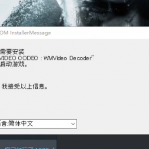 《生化危机8》提示需要安装VIDEO CODEC解决方法