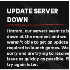 《瓦罗兰》出现"UPDATE SERVER DOWN"解决方法