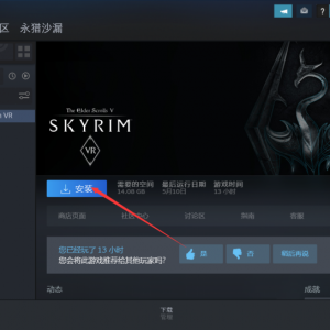 《上古卷轴 V：天际 VR》点击下载游戏为什么速度很慢？