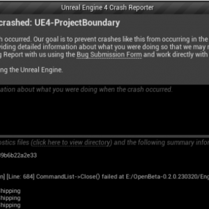 《边境》UE4报错崩溃怎么办？虚幻4崩溃解决方法