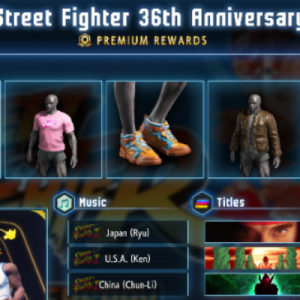 8月Fighting Pass「Street Fighter 36th Anniversary」现已推出！